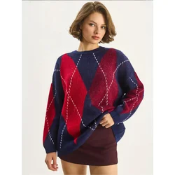 Bianco Lucci Pulover Pullover modra