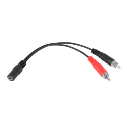 CABLETECH JACK 3,5mm - 2RCA 20cm KPO2906