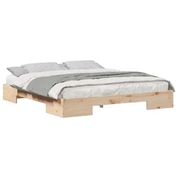 Vidaxl Konstrukcija postelje Rjava 200 x 200 cm