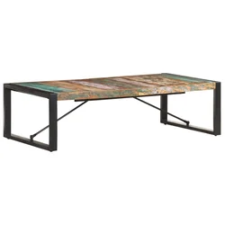 Stolić za kavu 140 x 70 x 40 cm od masivnog obnovljenog drva