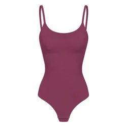 cfab Oblikovanje postave Cami Sculpting Bodysuit with String mauve