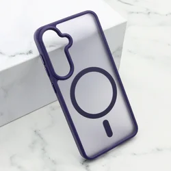 Futrola SILKY MAGSAFE za Samsung S921B Galaxy S24 5G ljubicasta
