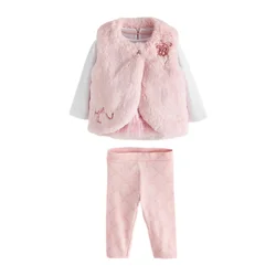 Baker by Ted Baker Komplet roza/staro roza/bela