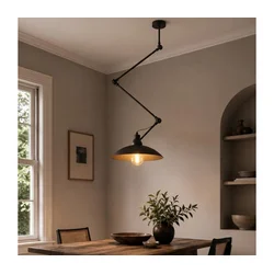 Brilagi - LED luster na stalku IRONBEAM 1xE27/60W/230V crna