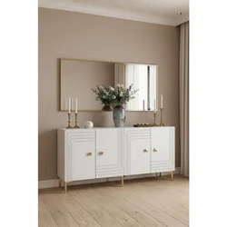 Hanah Home komoda Lessi 150, 150 cm, bela