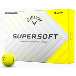Golf žogice Callaway Supersoft 2025 Basic, 12, Supersoft