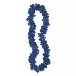 Plava havajska ogrlica