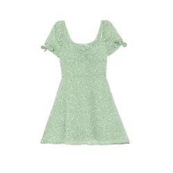 Cropp - Mini haljina s cvetnim dezenom - voda