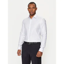 Calvin Klein Srajca K10K113855 Bela Slim Fit