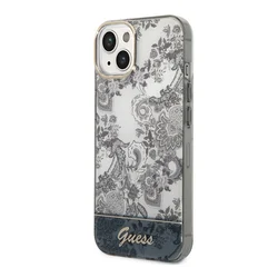 Maska Guess PC/ TPU Toile De Jouy za iPhone 14 Plus, Siva