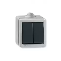 ALING-CONEL Sklopka serijska 10A 250V~ IP55 antracit