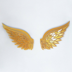WALLXPERT Zidna dekoracija Angel Wings Metal Wall Art Set APT705