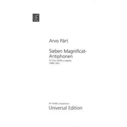 PART:SEVEN MAGNIFICAT ANTIPHONES SATB