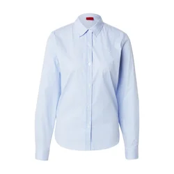 HUGO Bluza The Essential svetlo modra/bela