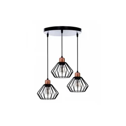 Luster na sajli PORTO 3xE27/40W/230V
