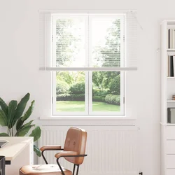 Venecijanska roleta Bijeli 150 x 120 cm 25 mm PVC
