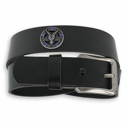 Pas Bafomet - Black krystal - modra - LSF2 34