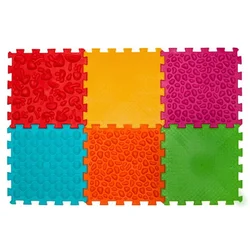 Ortek Masažna blazina „Ortek Mix Puzzle“ 6 elementov Mehka