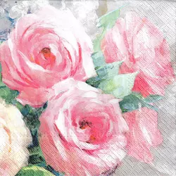 Serviete za decoupage - Vrtnice Julia - 1kom (decoupage –)