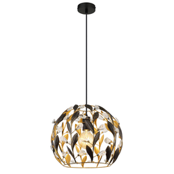 Globo 15759H - Luster na sajli MIKA 1xE27/40W/230V, prečnik 40 cm