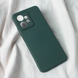 TERACELL Torbica Teracell Soft Velvet za Xiaomi Redmi Note 12 4G ((EU) tamnozelena