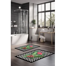 Lessentiel Maison Set prostirki za kupatilo CT-5272, 2 Komada, Šarena