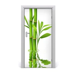 tulup.si Nalepka na vratih Bamboo 95x205 cm