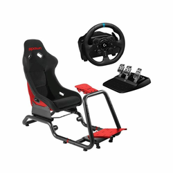 Stolica Spawn Racing Simulator Cockpit + G923 Racing Wheel and Pedals PC/PS4 Bun