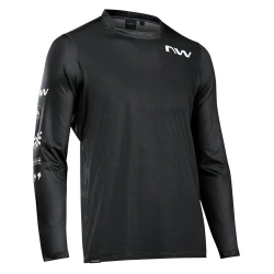 Mens Cycling Jersey NorthWave Bomb Jersey Long Sleeves M