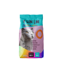 SUN LINE Kompletna suva hrana za mačke Multicolor, 500 g