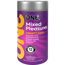 ONE Mixed Pleasures, 12 assorted condoms