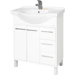 Ceramica Lux Ormarić za kupatilo Atina Bianco, Donji deo 85, Standard