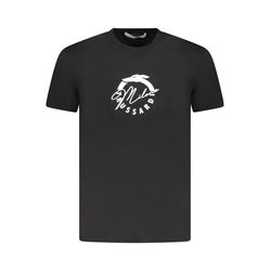 TRUSSARDI SHORT SLEEVE T-SHIRT MEN BLACK