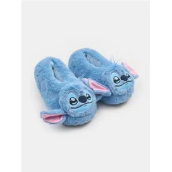 Sinsay - Papuče sa veštačkim krznom Lilo & Stitch - plava