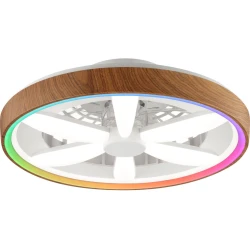Brilliant - LED RGBW Zatemnitveni stropni ventilator GAIANO LED/24W/230V + Daljinski upravljalnik