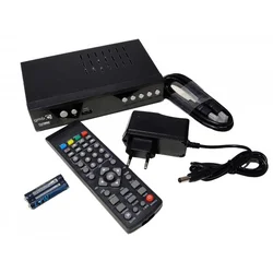 GEMBIRD Prijemnik zemaljski GMB-TDT-033, DVB-T2, Full HD, USB, RF, crni