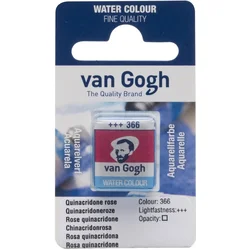 Van Gogh Watercolour Pan Quinacridone Rose