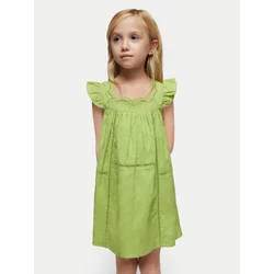 Mayoral Poletna obleka 3930 Zelena Regular Fit