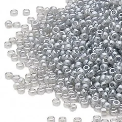 Kašaste perle (seed bead) 11/0 -2 mm pastelna siva