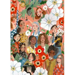 Pieces & Peace - Puzzle Women Gardening - 500 kosov