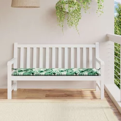 Jastučić za klupu Uzorak lista 200 x 50 x 3 cm Oxford tkanina