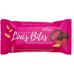 Linis Bites Praline Raspberry Almond Caramel, bio