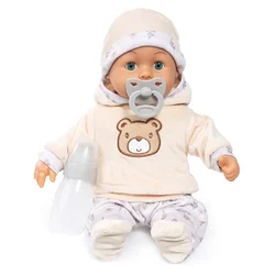 Punčka Bayer First Words Baby - 38 cm, bež (93824CW)