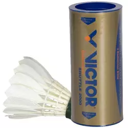 Perjane loptice za badminton Victor Shuttle 2000 007/2/0