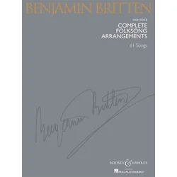 BRITTEN:COMPLETE FOLKSONG HIGH VOICE