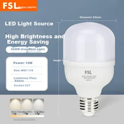 FSL LED sijalica, E27, 10W, 6500K