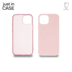 JUST IN CASE Maska 2u1 Extra case MIX za iPhone 13 MINI/ roze