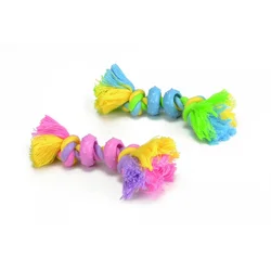 Beeztees Igrača za pse Flossy vrv z gumijastimi obročki 16cm