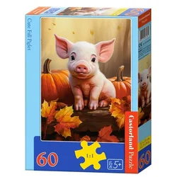 Castor 60-delna sestavljanka. Sladki jesenski pujsek.
