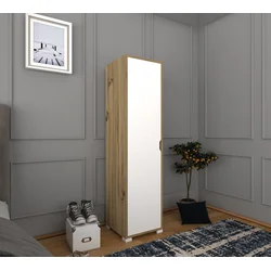 Hanah Home Garderober 40 Cm 1600-014, 40x183x45 cm, Orah-beli